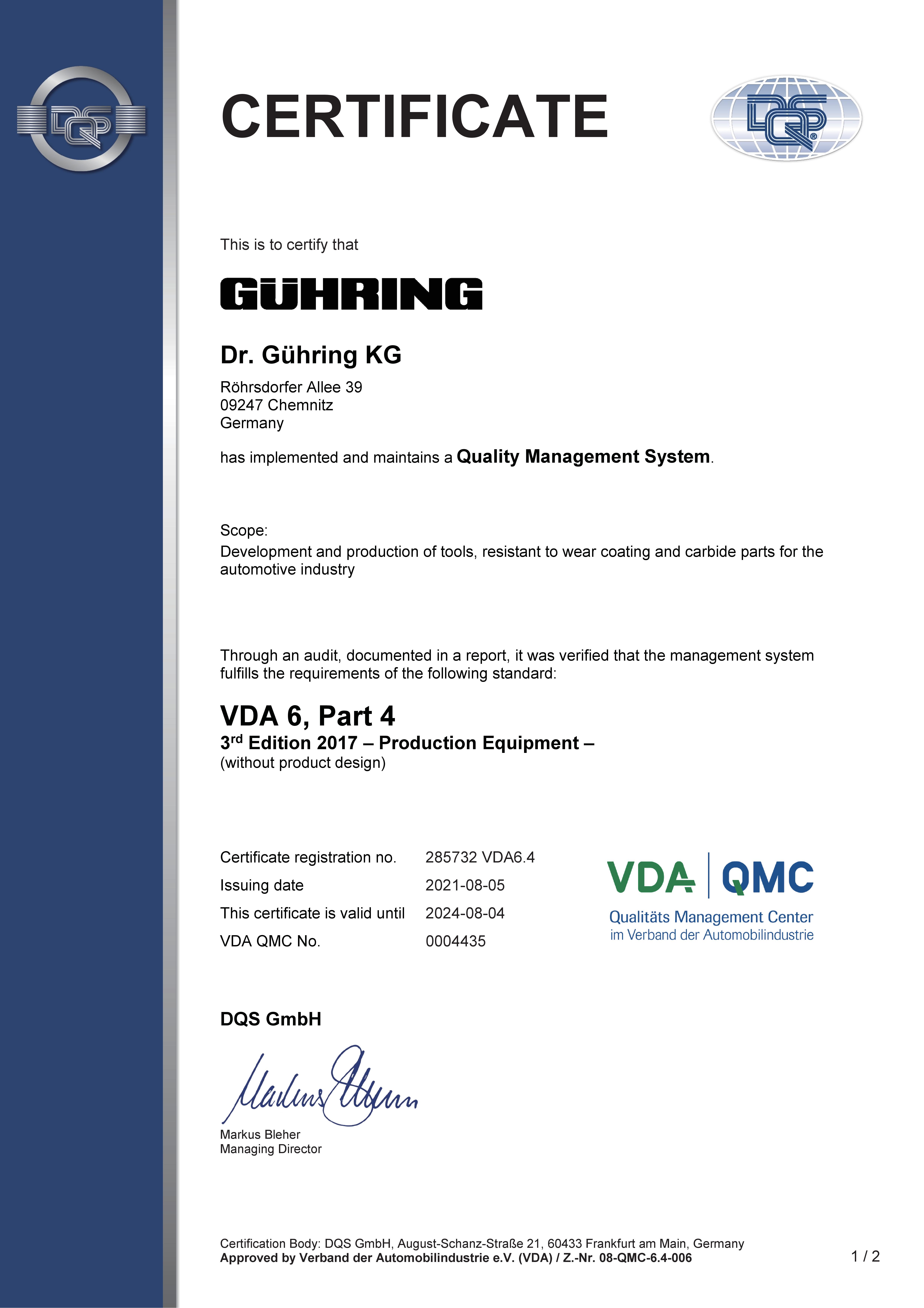 Certificate_VDA6, Part4