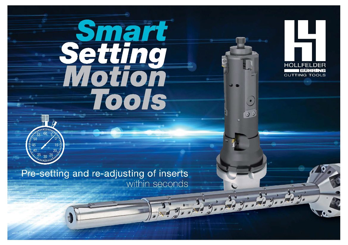 HOLLFELDER-Guhring Cutting tools Smart setting motion tools