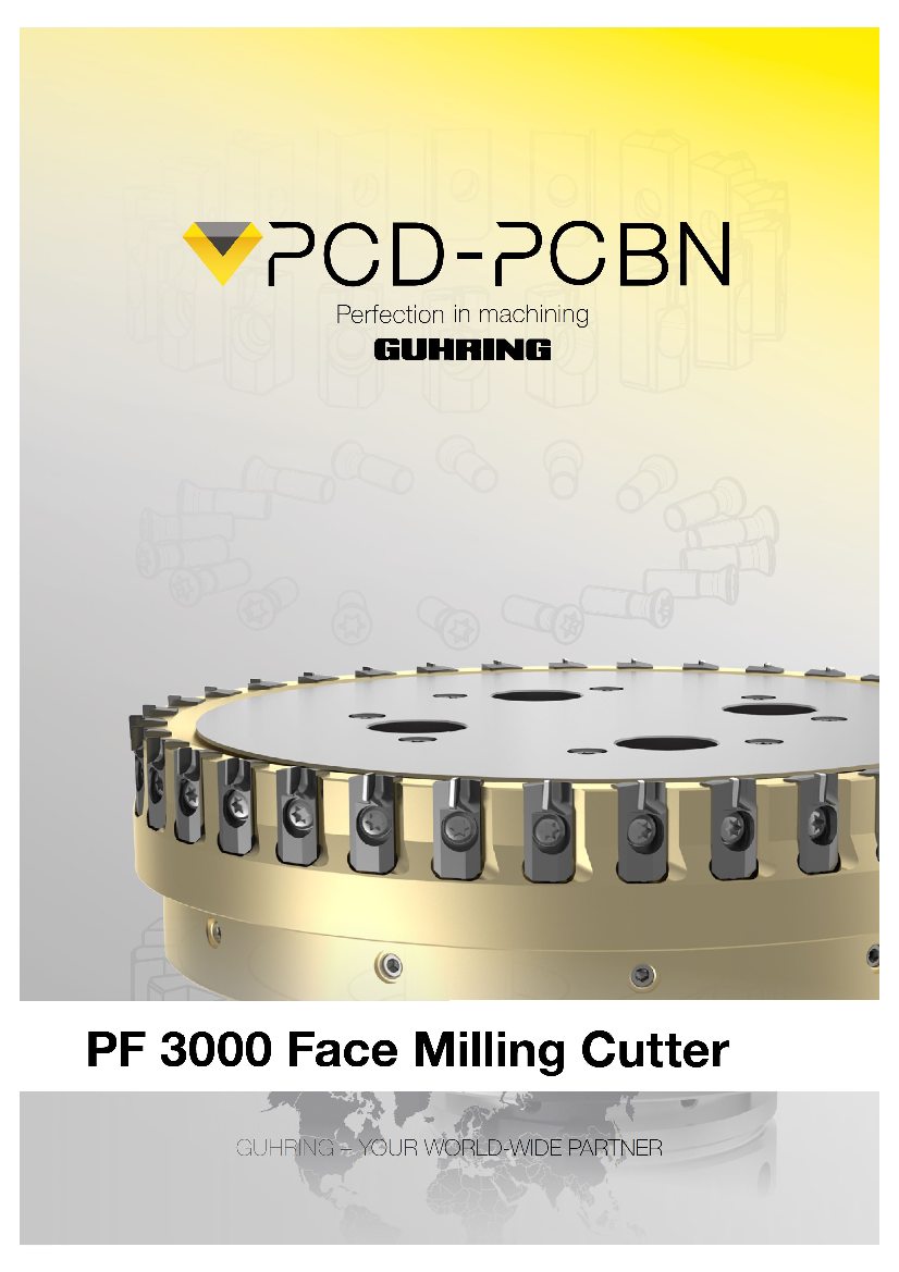 PF3000 Face milling cutter